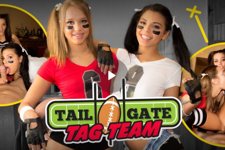 Tailgate Tag Team Liza Rowe Kimber Woods Gina Valentina Vr Porn