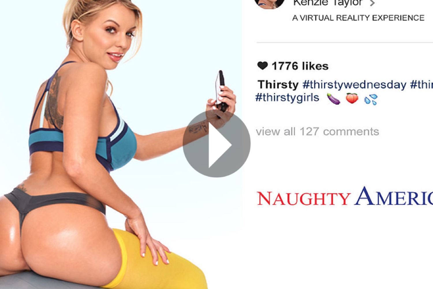 Kenzie Taylor - Naughty America VR - Kenzie Taylor VR Porn - Kenzie Taylor Virtual Reality Porn