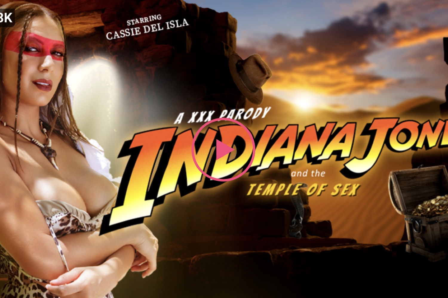 Indiana Jones and the Temple of Sex (A XXX Parody) - Cassie Del Isla VR Porn - Cassie Del Isla Virtual Reality Porn