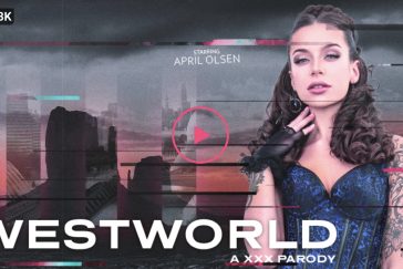 Westworld (A XXX Parody) - April Olsen VR Porn - April Olsen Virtual Reality Porn - April Olsen Stockings