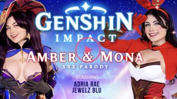 Genshin Impact: Amber & Mona (A XXX Parody) - Adria Rae VR Porn - Jewelz Blu VR Porn - Adria Rae Virtual Reality Porn - Jewelz Blu Virtual Reality Porn