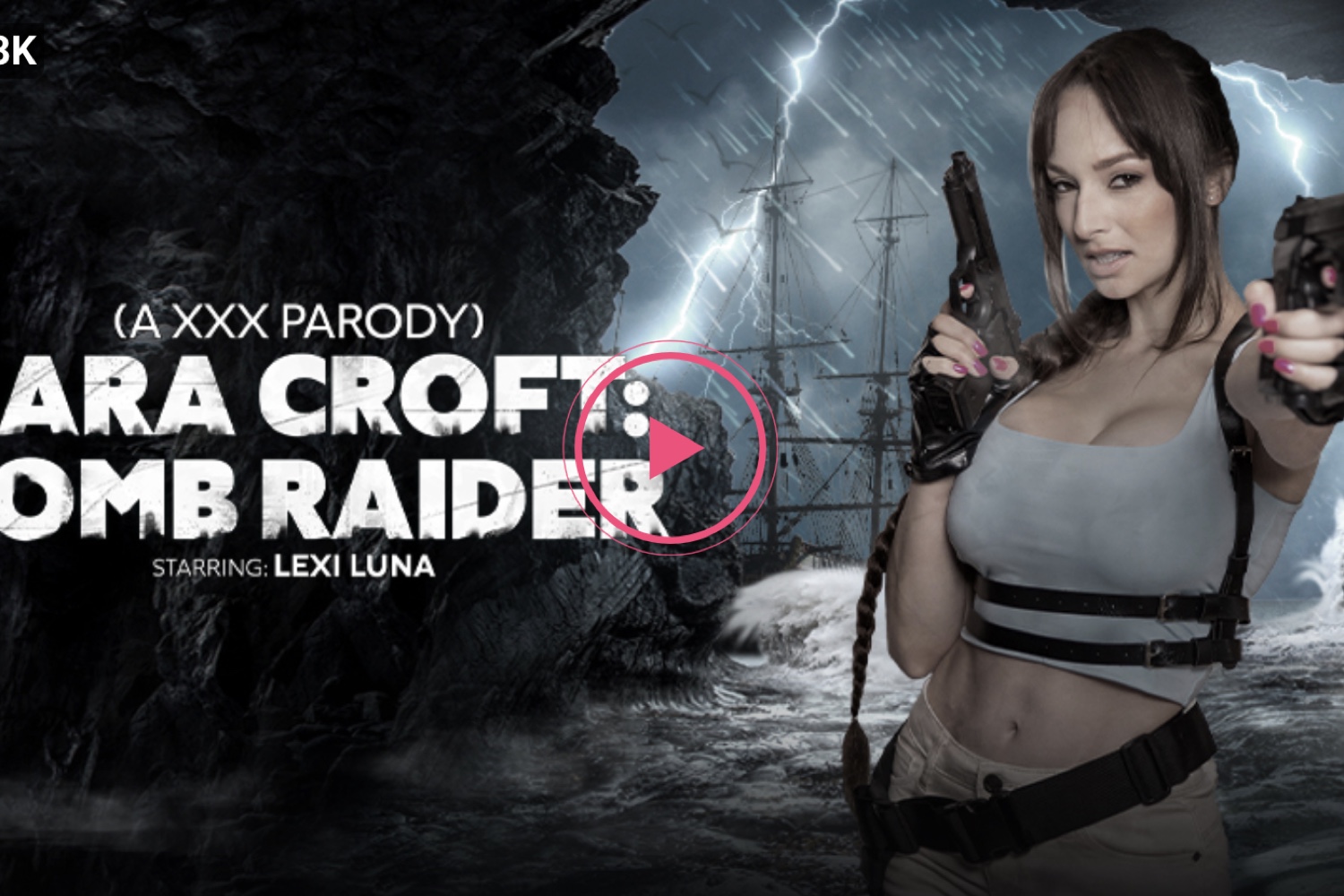 Lara Croft: Tomb Raider (A XXX Parody) - Lexi Luna VR Porn - Lexi Luna Virtual Reality Porn