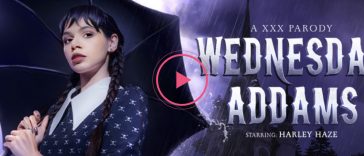 Wednesday Addams (A XXX Parody) - Harley Haze VR Porn - Harley Haze Virtual Reality Porn