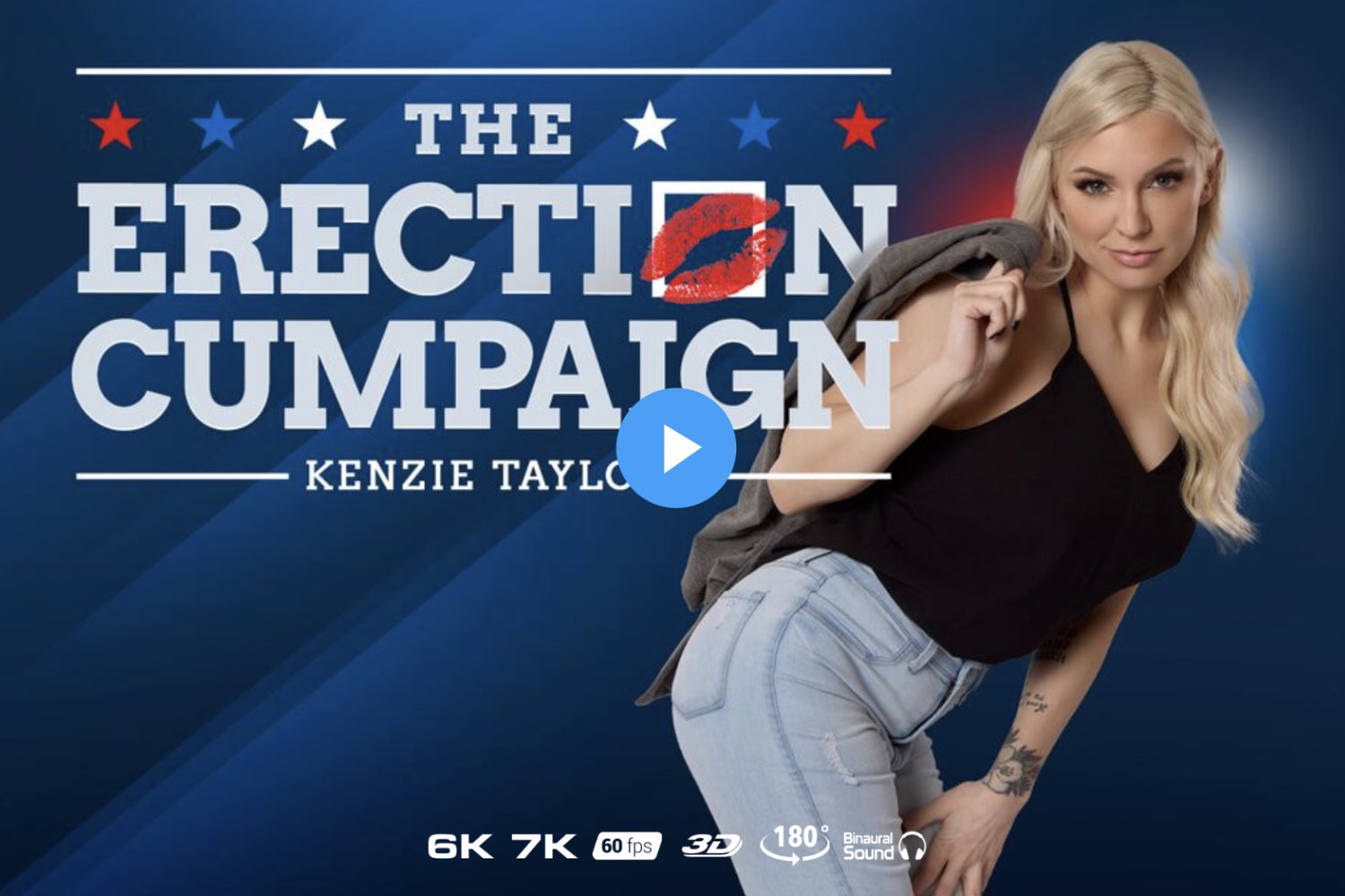 The Erection Cumpaign - Kenzie Taylor VR Porn - Kenzie Taylor Virtual Reality Porn