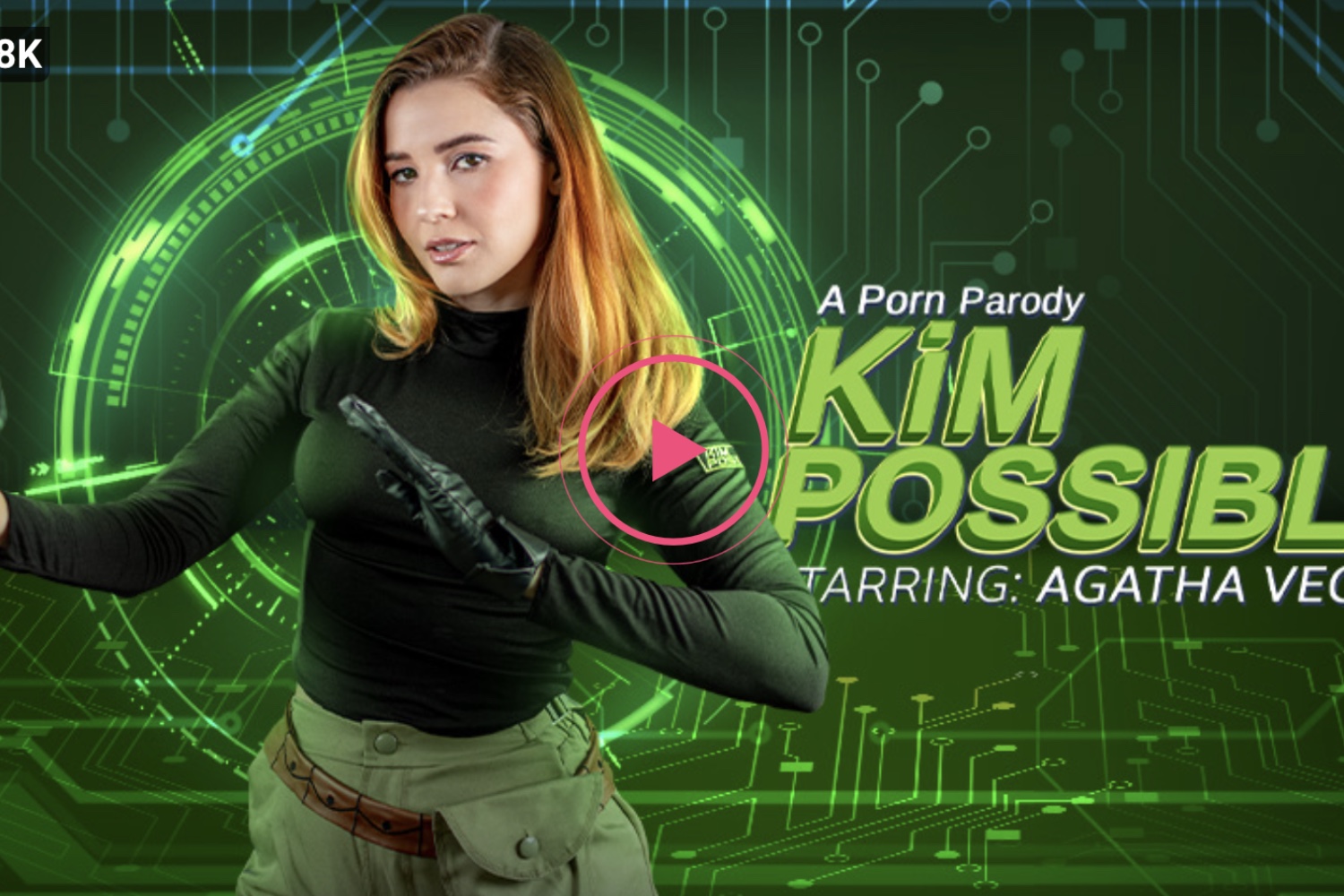 Kim Possible (A Porn Parody) - Agatha Vega VR Porn - Agatha Vega Virtual Reality Porn